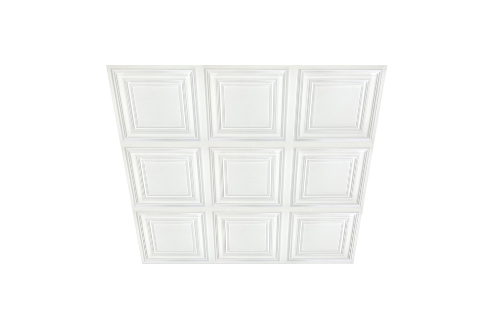 Coffered Plain Direct Fix  ceiling view